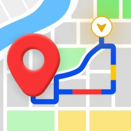Ícone de GPS Voice Map & Route Finder